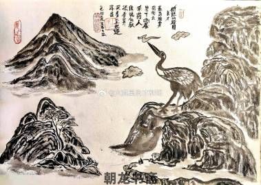 6月涂鸦《鹤盈图》